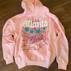 Pink Atl Splder hoodie